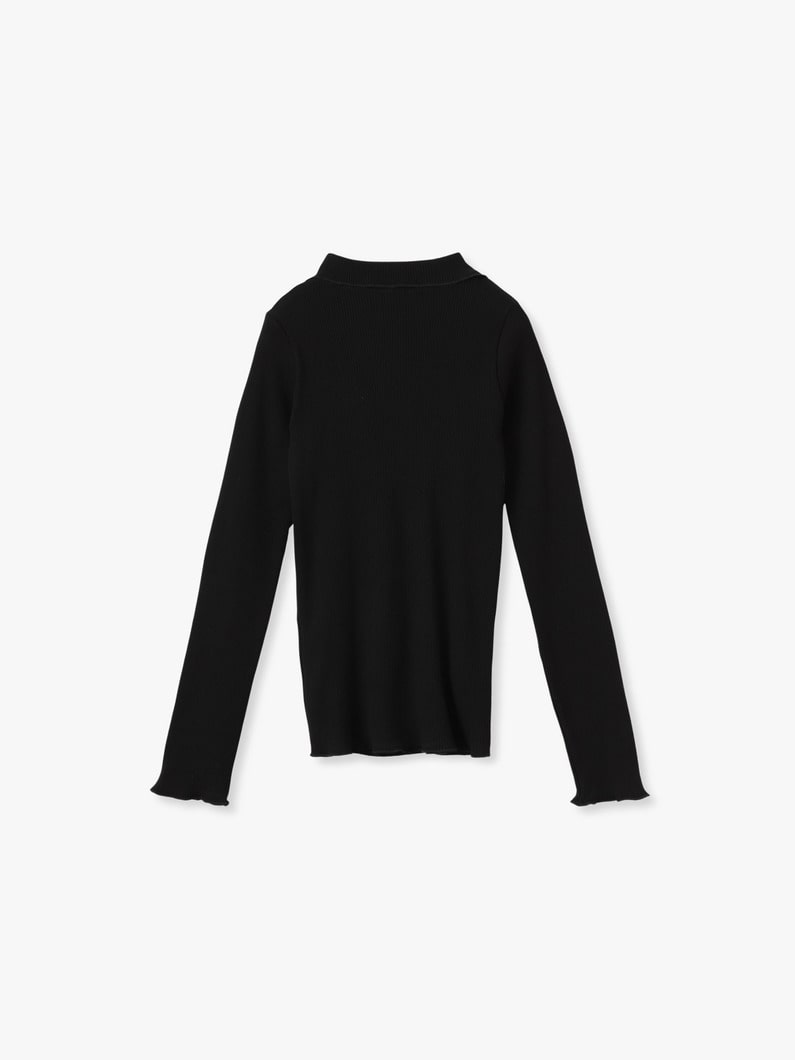 デュアル ロングスリーブ トップ 詳細画像 black 1