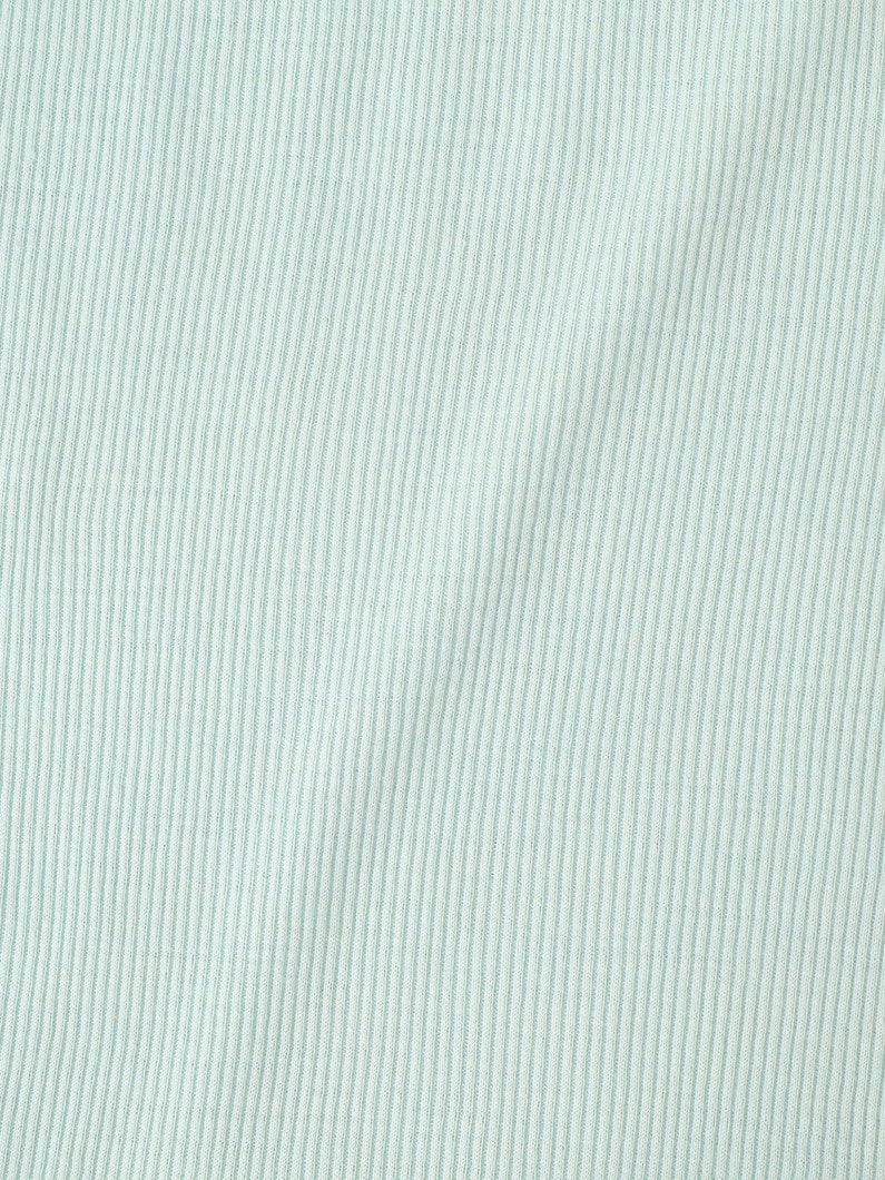 ウール シルク ソフト リブ ヘンリー トップ 詳細画像 light blue 3