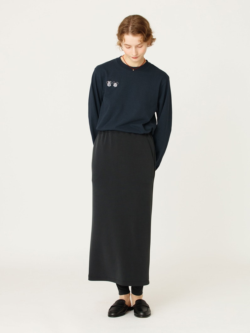 クルーネック ロングスリーブ ティー 詳細画像 navy 4