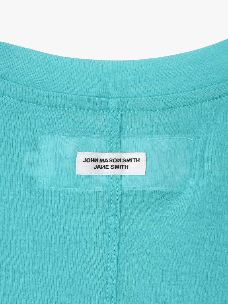 コットン シアー ロングスリーブ ティー 詳細画像 turquoise 3
