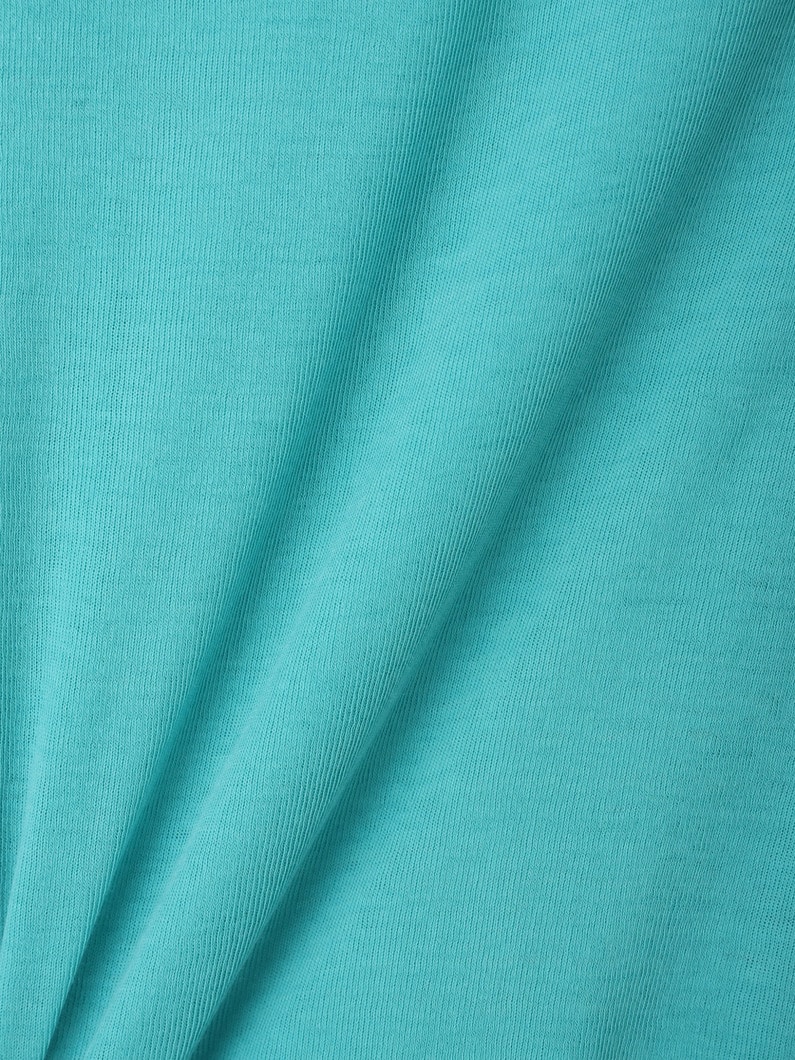 コットン シアー ロングスリーブ ティー 詳細画像 turquoise 4