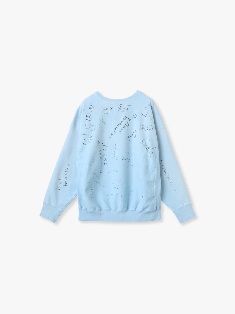 ハンドリトゥン メモリアル スウェット プルオーバー 詳細画像 light blue 1