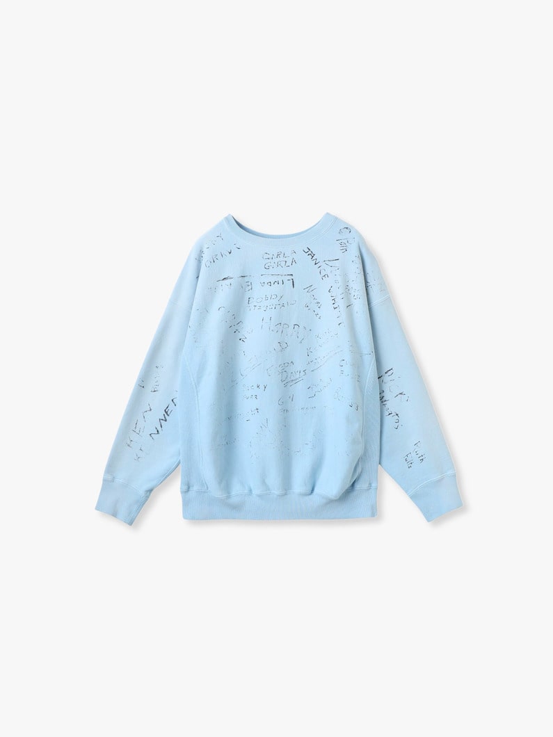ハンドリトゥン メモリアル スウェット プルオーバー 詳細画像 light blue 1