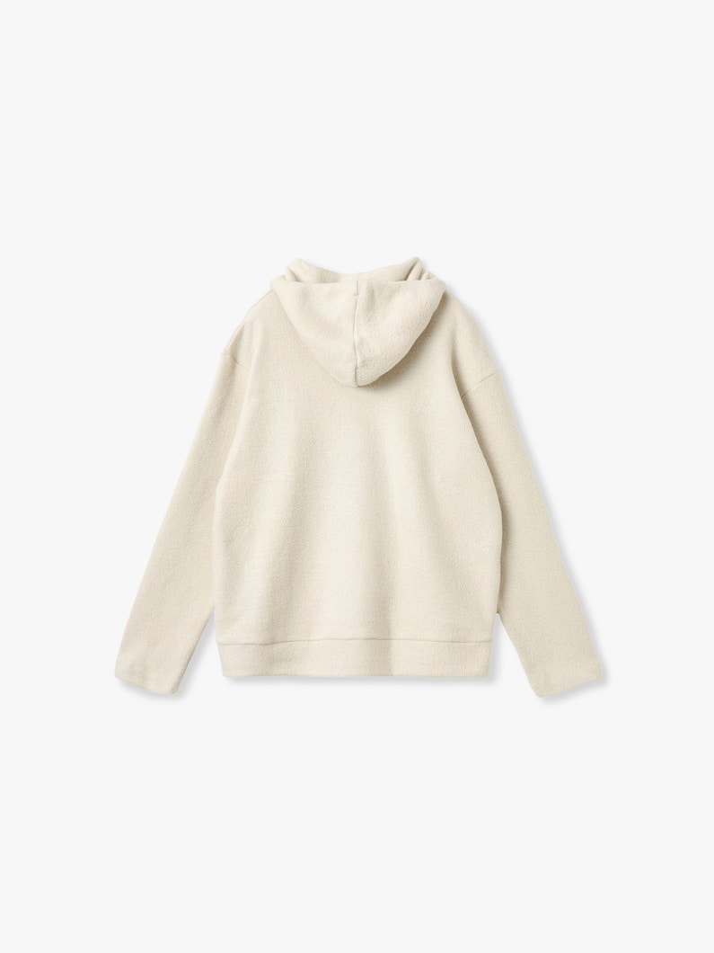 シルク フリース フーディー 詳細画像 beige 1