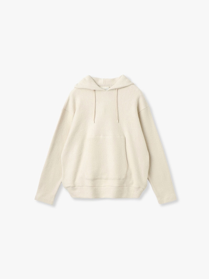 シルク フリース フーディー 詳細画像 beige 5