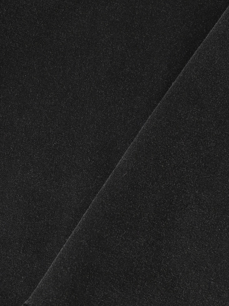 ピグメントダイ ジップ フーディー 詳細画像 black 5