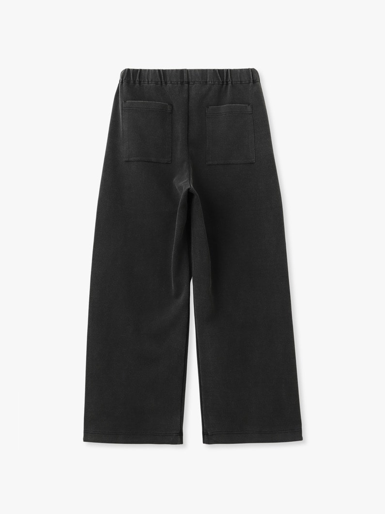ピグメントダイ スウェット パンツ 詳細画像 black 1