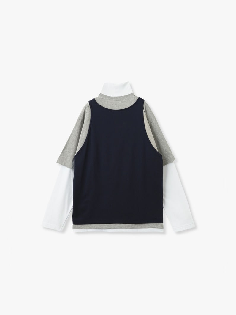 3ピース レイヤード プルオーバー 詳細画像 navy 1