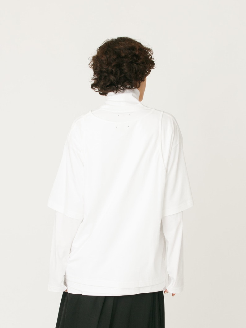 3ピース レイヤード プルオーバー 詳細画像 white 3