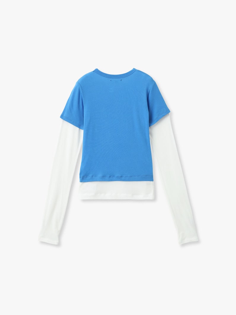 2ピース レイヤード トップ 詳細画像 blue 1