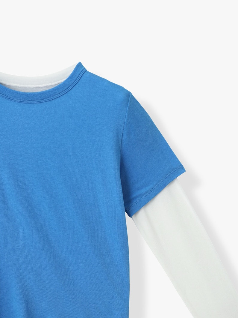 2ピース レイヤード トップ 詳細画像 blue 2