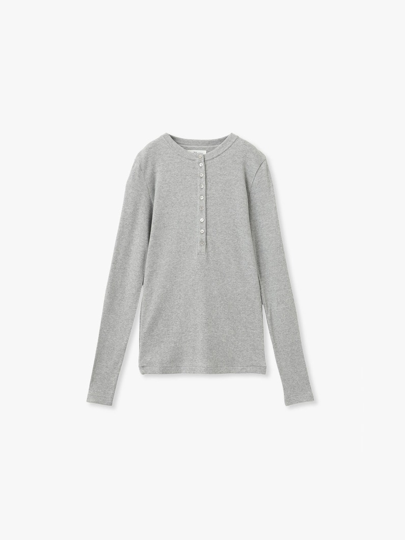 ヘンリーネック トップ 詳細画像 gray 1