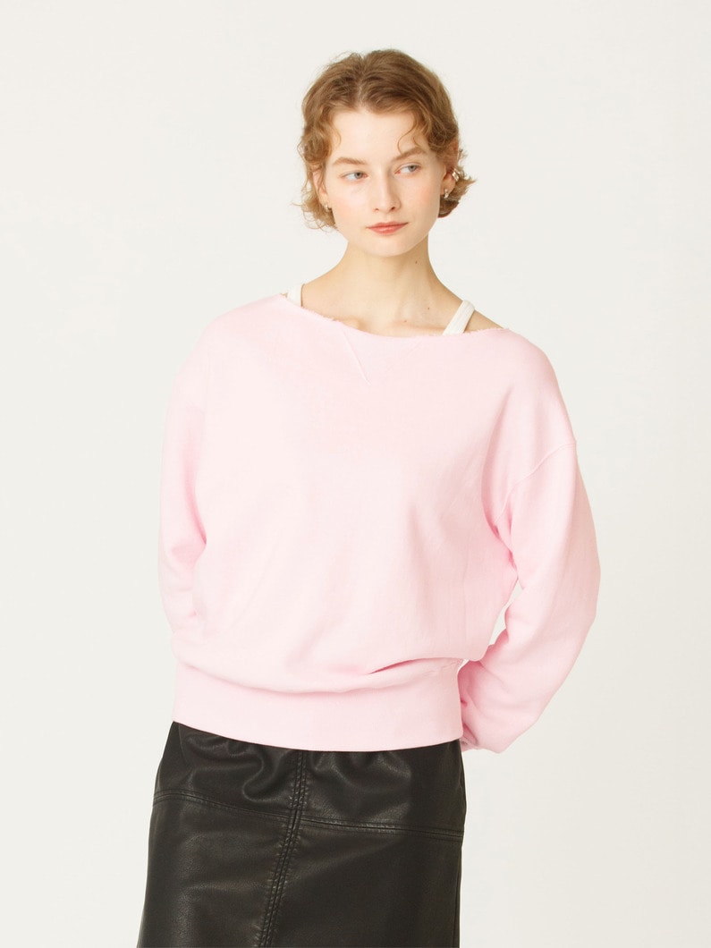 リバーシブル スウェット トップ 詳細画像 pink 1