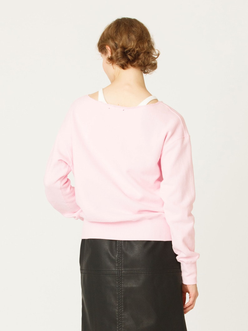リバーシブル スウェット トップ 詳細画像 pink 3