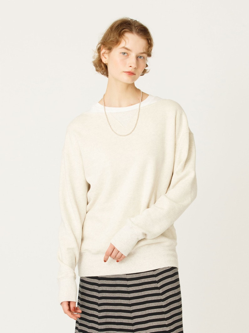 リバーシブル スウェット トップ 詳細画像 gray