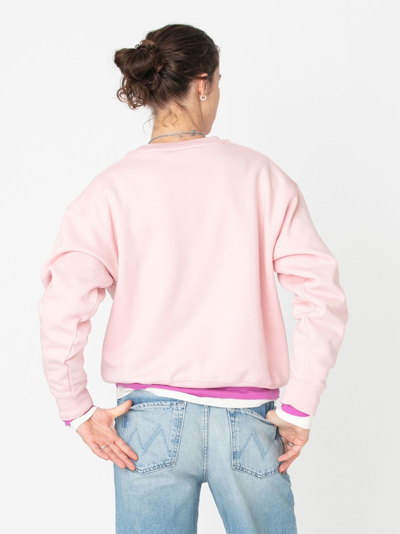 3パック クルーネック スウェット＆ロングスリーブ ティー 詳細画像 light pink 2