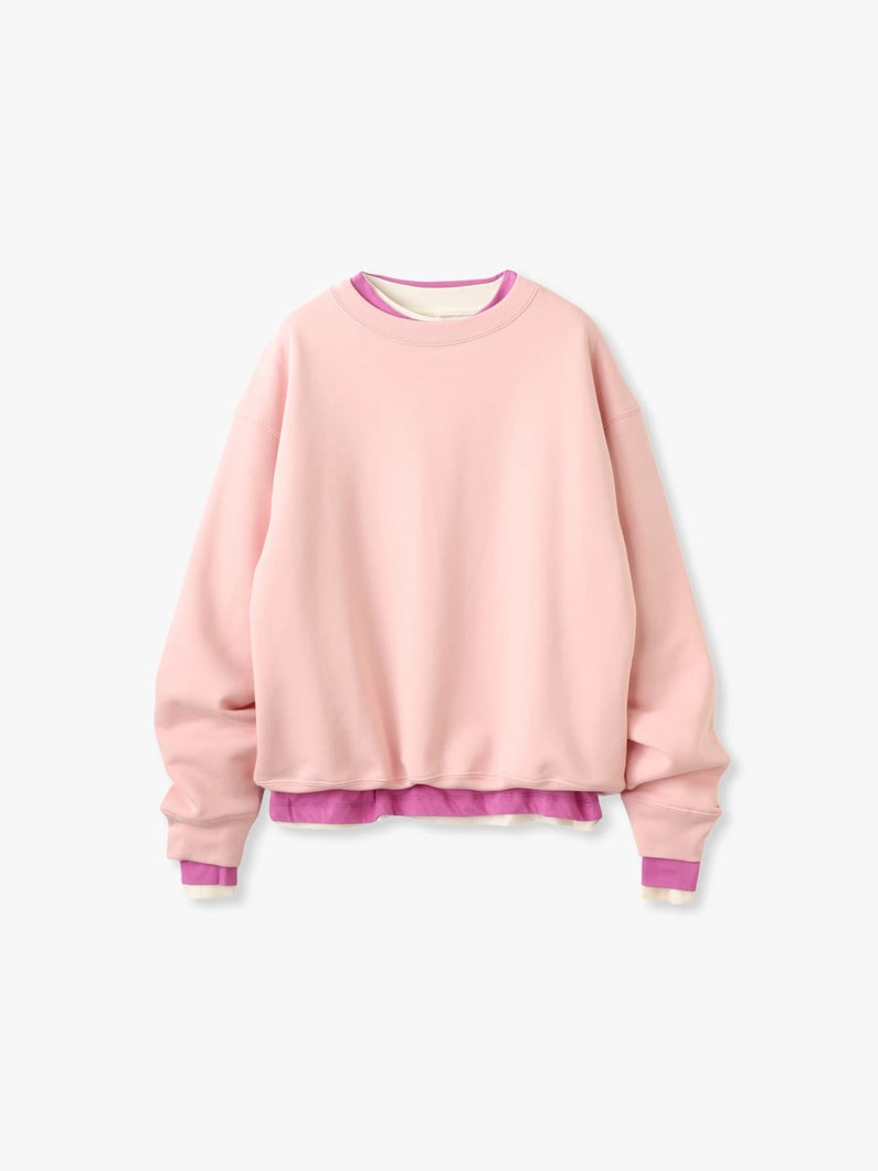 3パック クルーネック スウェット＆ロングスリーブ ティー 詳細画像 light pink 6