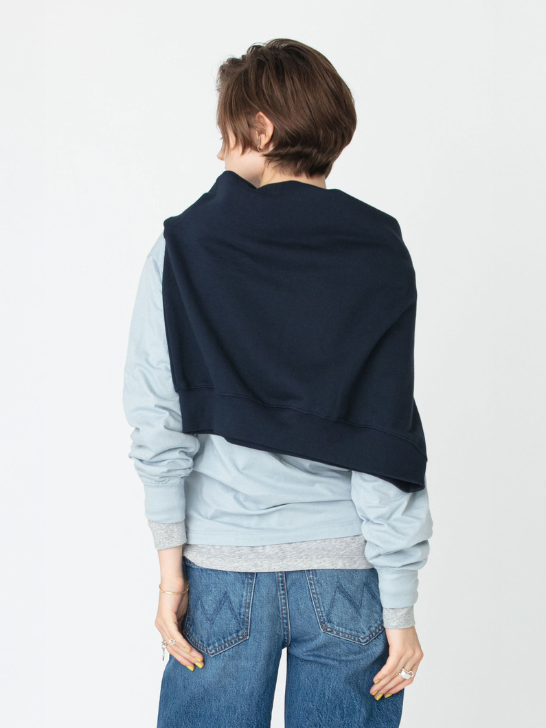 3パック クルーネック スウェット＆ロングスリーブ ティー 詳細画像 navy 2