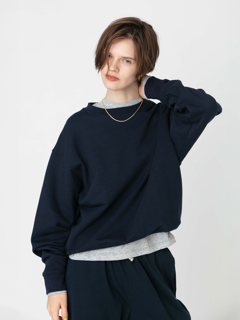 3パック クルーネック スウェット＆ロングスリーブ ティー 詳細画像 navy 5