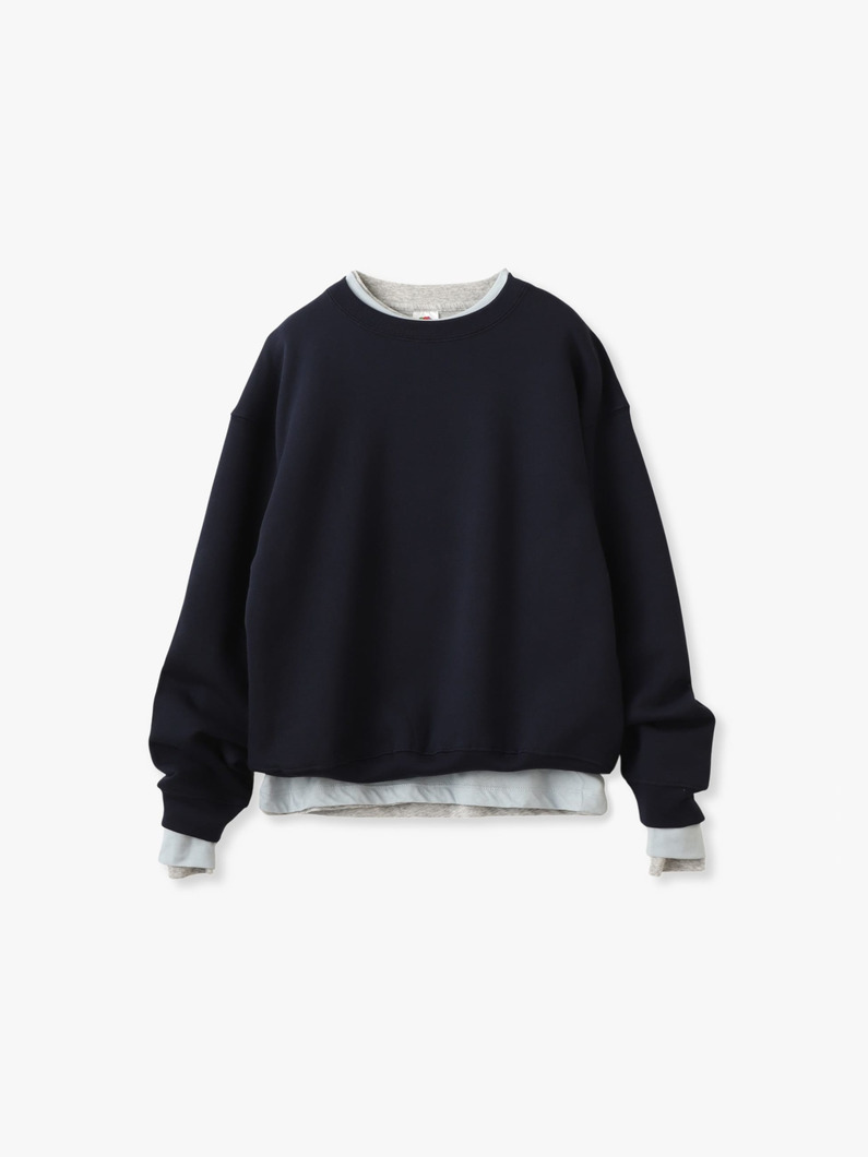 3パック クルーネック スウェット＆ロングスリーブ ティー 詳細画像 navy 9