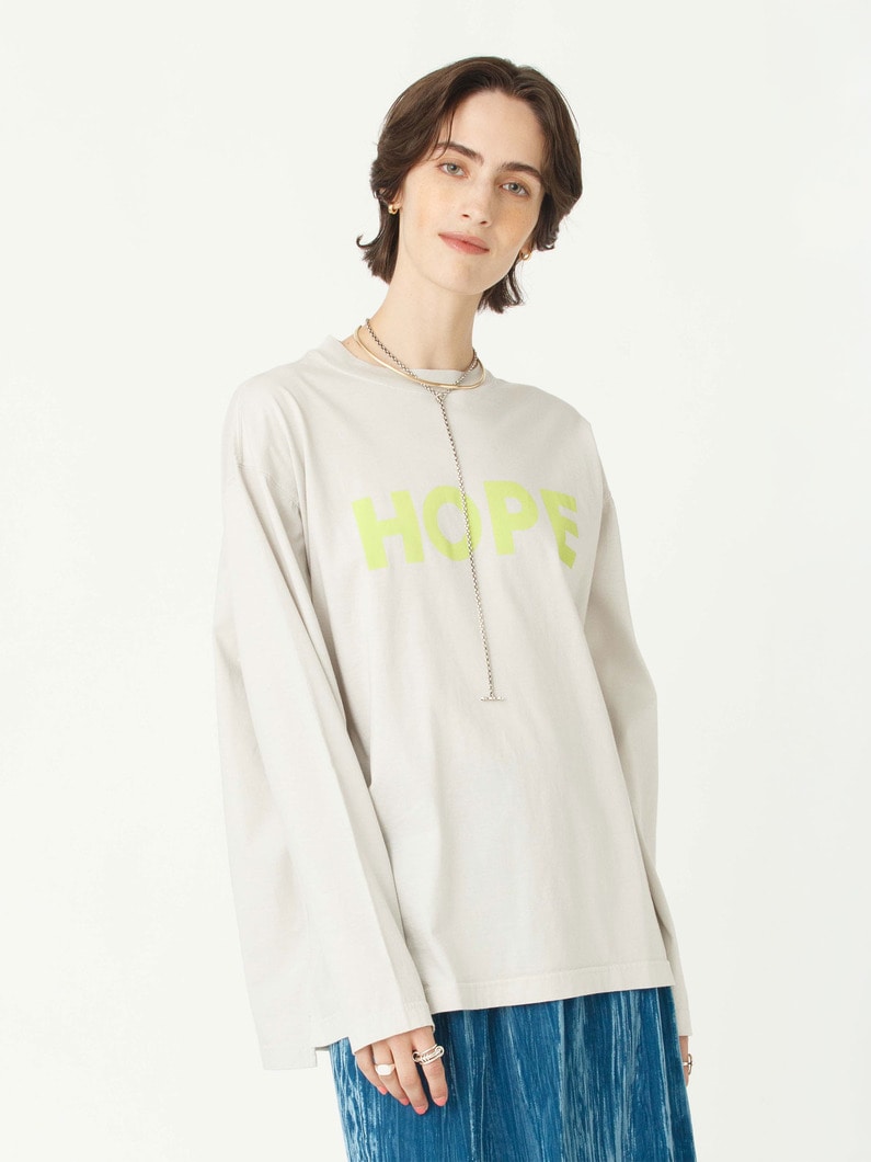 ホープ ロングスリーブ ティー 詳細画像 light gray
