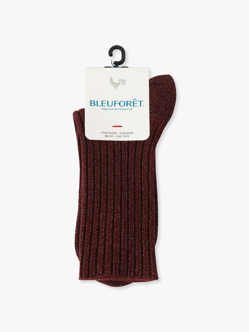 コット リュレックス ソックス 詳細画像 burgundy 1