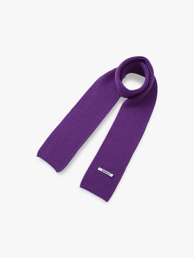 ライトカシミア ニット ストール 詳細画像 purple 1