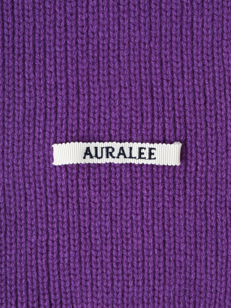 ライトカシミア ニット ストール 詳細画像 purple 2