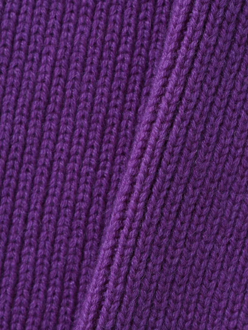 ライトカシミア ニット ストール 詳細画像 purple 3