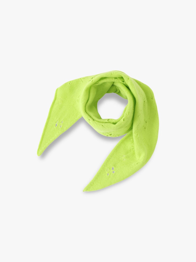 カリアッジ ニット スカーフ（グリーン） 詳細画像 green 1