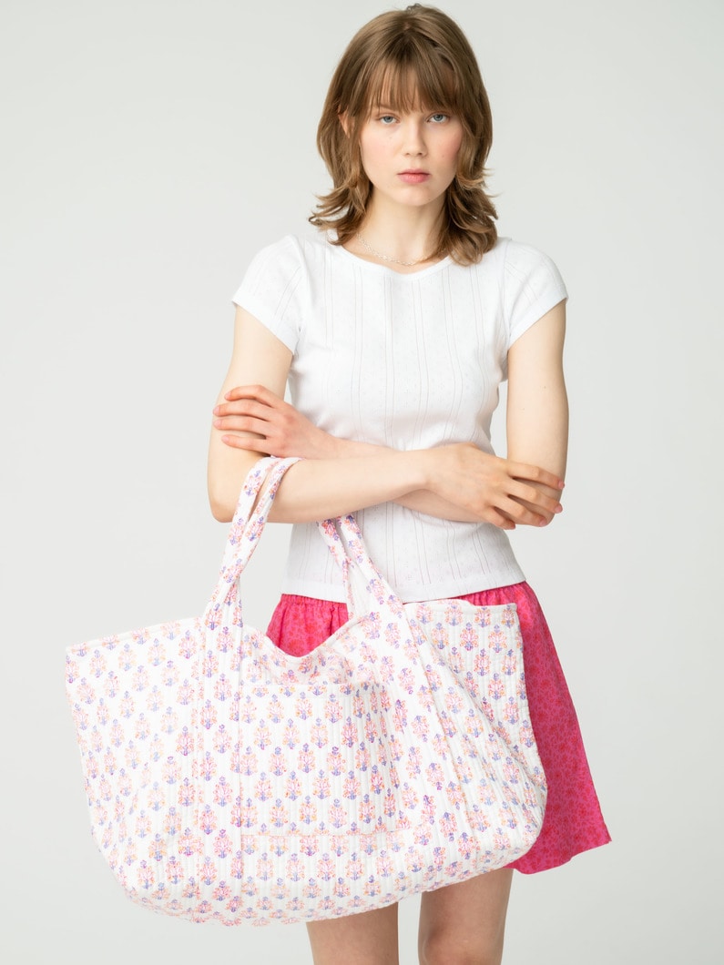 ベリープリント ウィークエンド ダッフルバッグ 詳細画像 pink 1