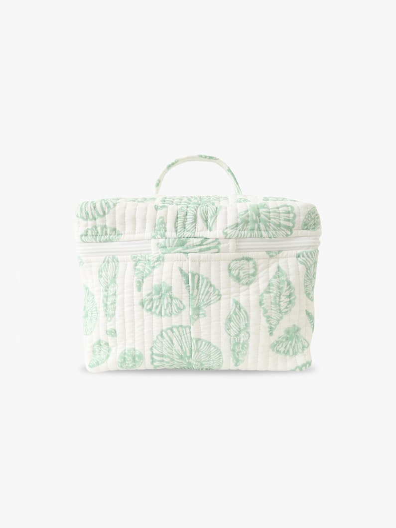 シェルプリント トイレタリーバッグ 詳細画像 green 1