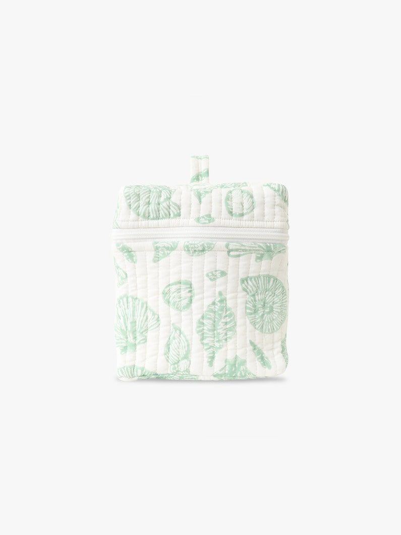 シェルプリント トイレタリーバッグ 詳細画像 green 2