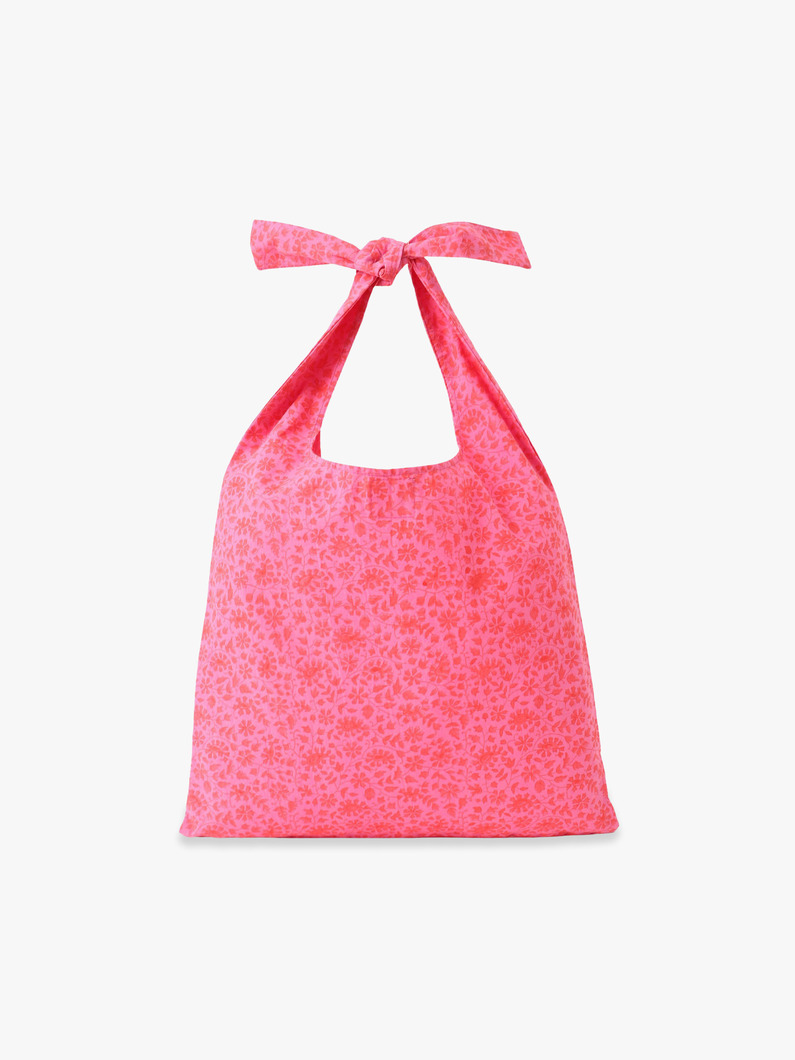 フラワープリント ノットバッグ 詳細画像 pink 1
