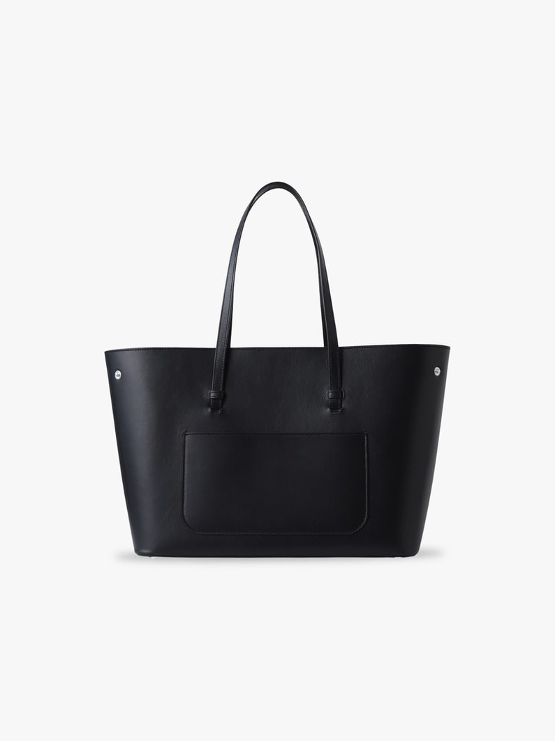 スムースレザー トートバッグ 詳細画像 black 1