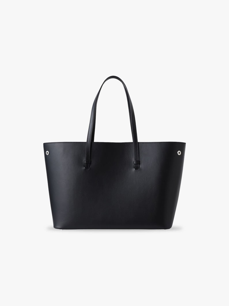 スムースレザー トートバッグ 詳細画像 black 3