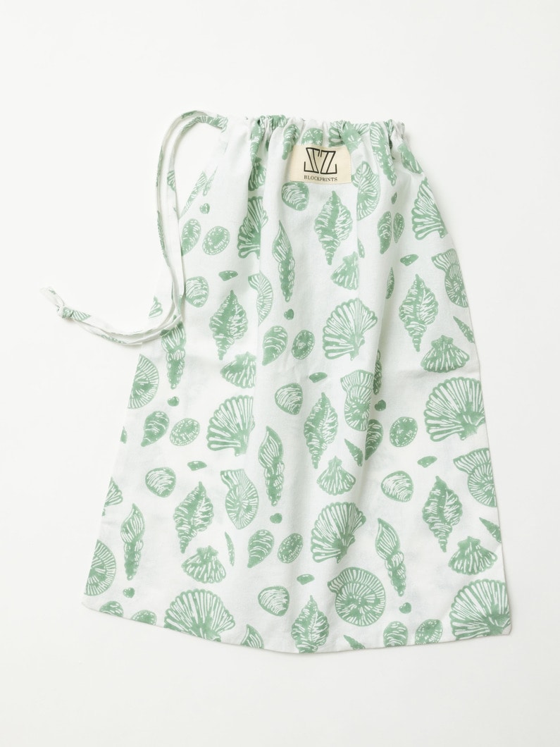 シェルプリント ランドリーバッグ（L） 詳細画像 green 1