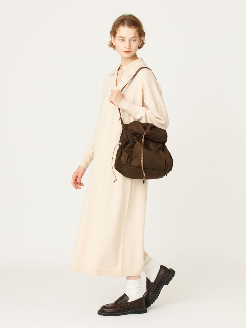 スクワッシュ ショルダー バッグ 詳細画像 dark brown 2