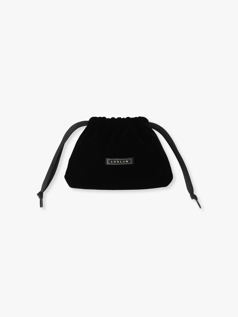 ソーセージ ドローストリング ポーチ 詳細画像 black 1