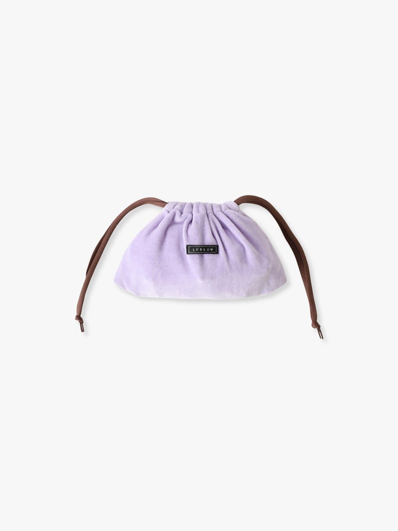 クロワッサン ドローストリング ポーチ 詳細画像 lavender 1