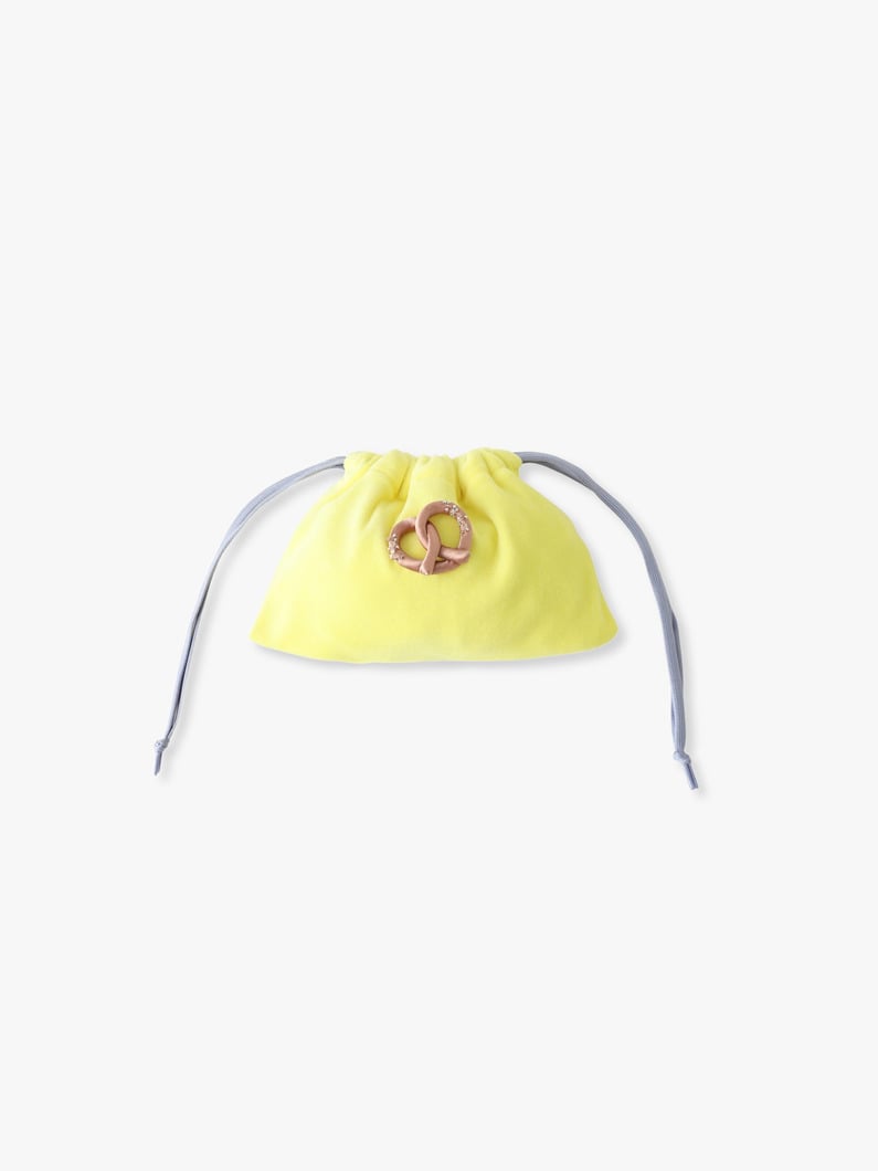 プレッツェル ドローストリング ポーチ 詳細画像 yellow 1