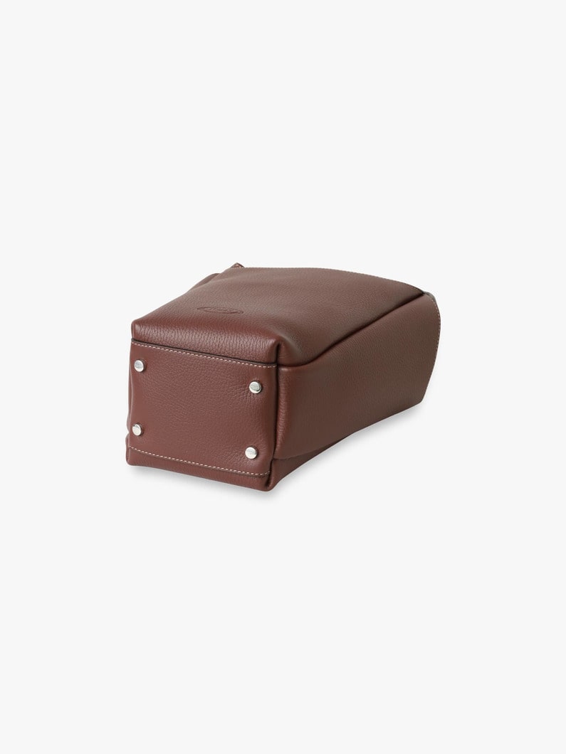 レザー バケット バッグ ミニ 詳細画像 brown 3