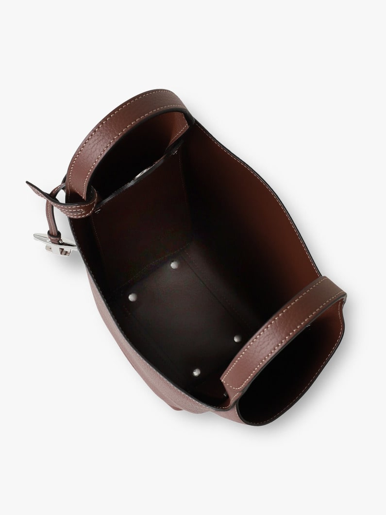 レザー バケット バッグ ミニ 詳細画像 brown 4