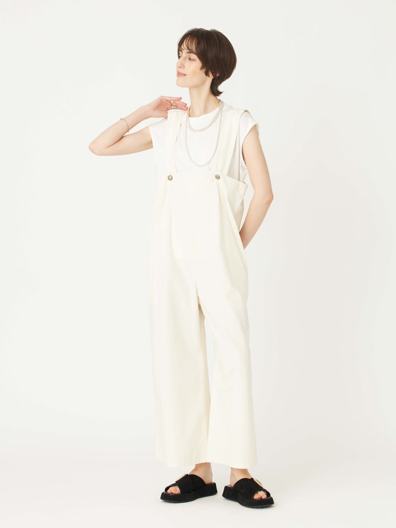 ネップクロス オールインワン 詳細画像 off white 1