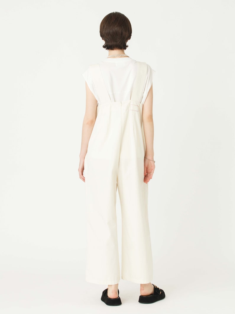 ネップクロス オールインワン 詳細画像 off white 3