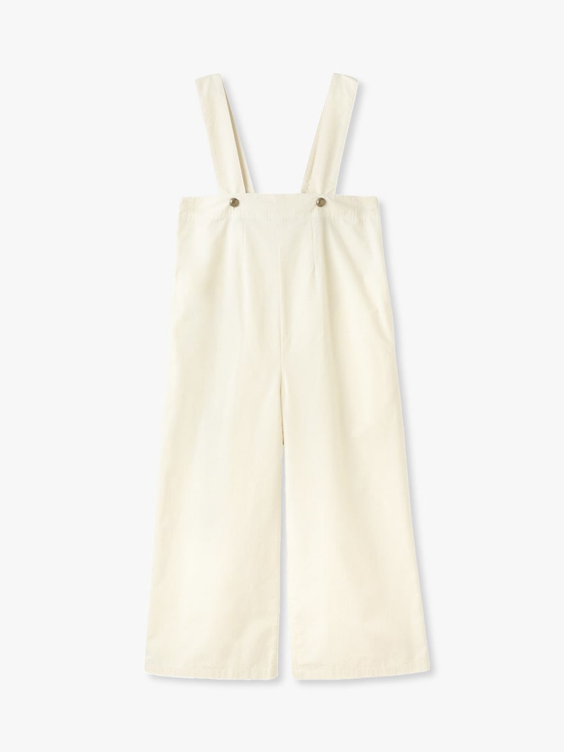 ネップクロス オールインワン 詳細画像 off white 4