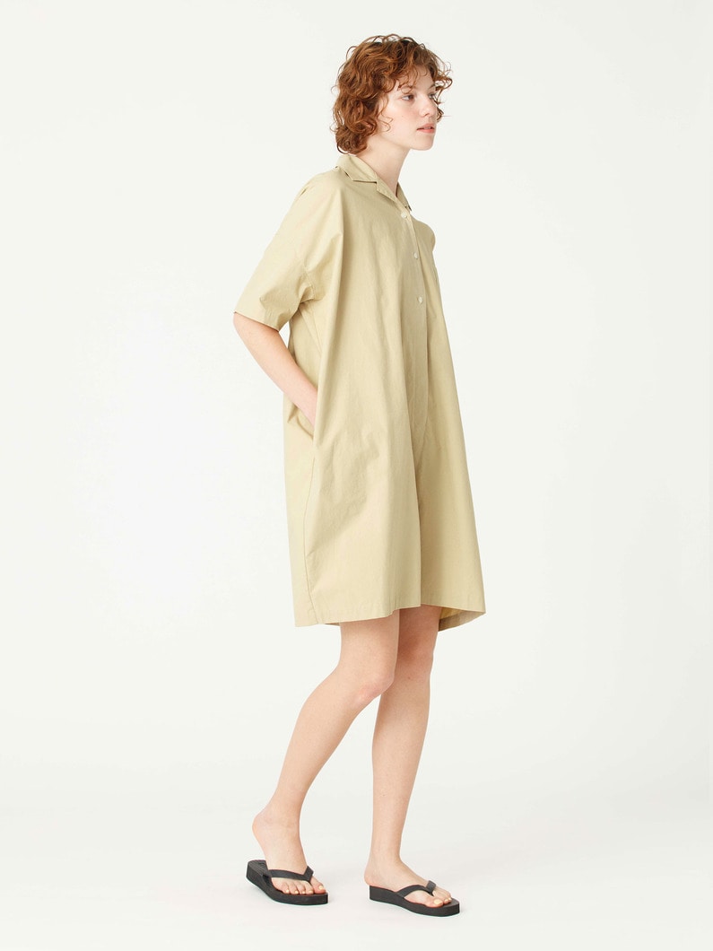 オープンカラー オールインワン 詳細画像 beige 2