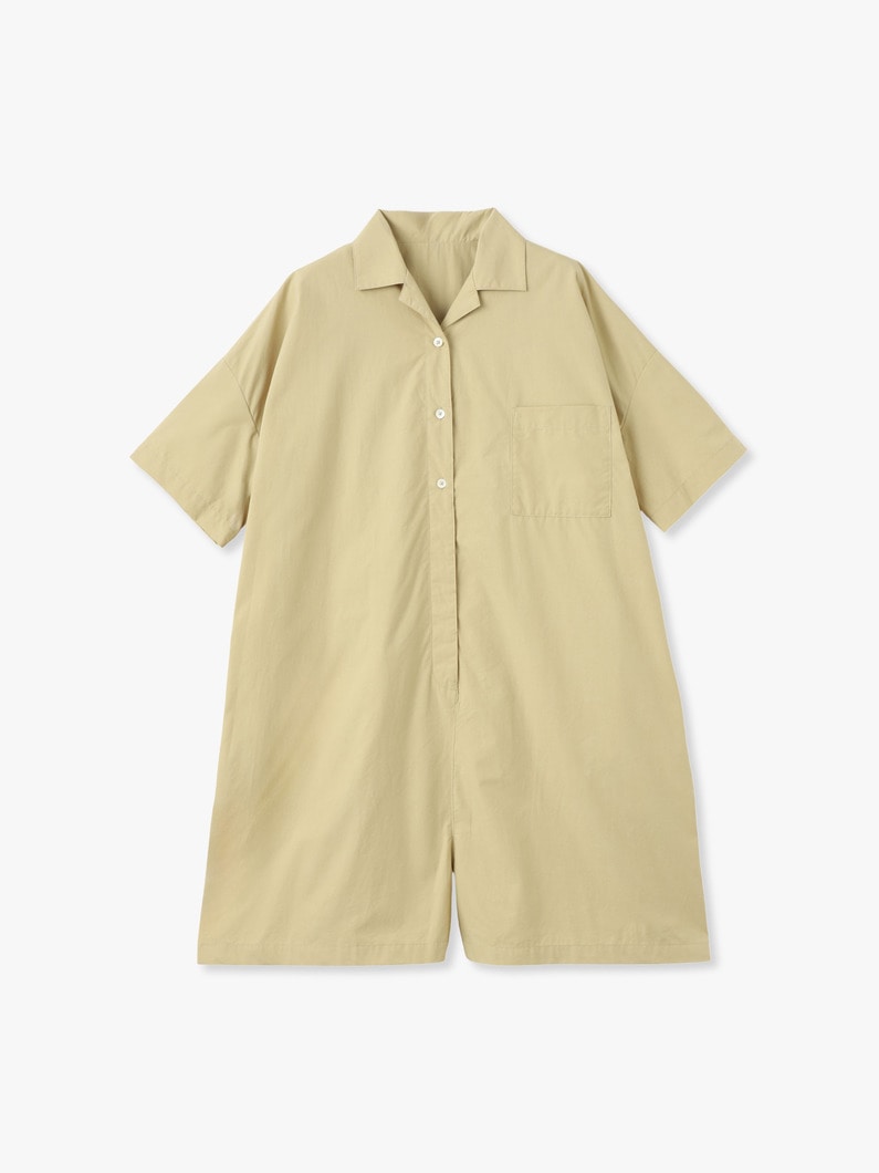 オープンカラー オールインワン 詳細画像 beige 4