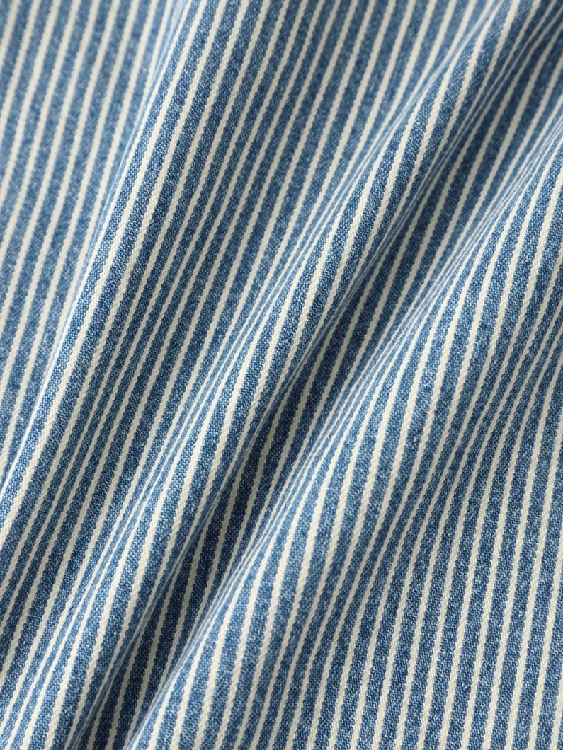 ヒッコリーデニム ブルゾン 詳細画像 blue 3