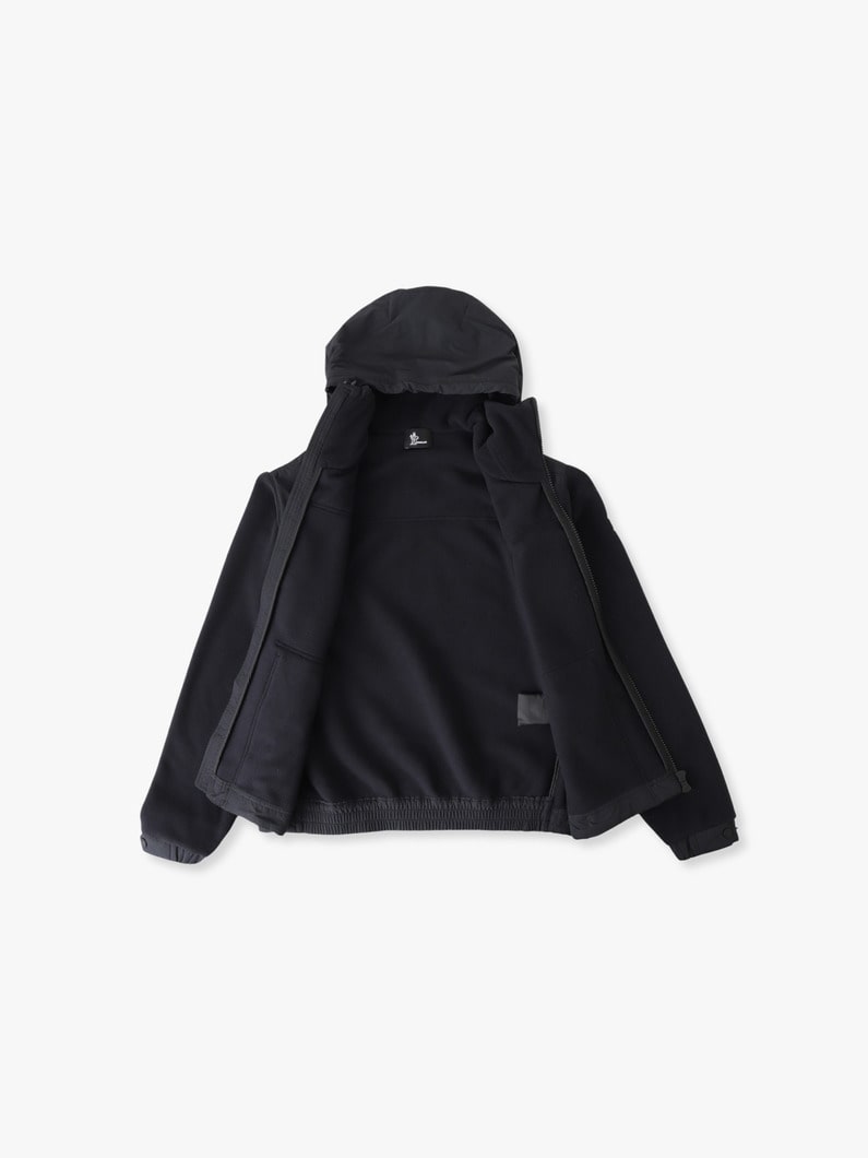 ポーラーテック ジップアップ パーカー 詳細画像 black 2